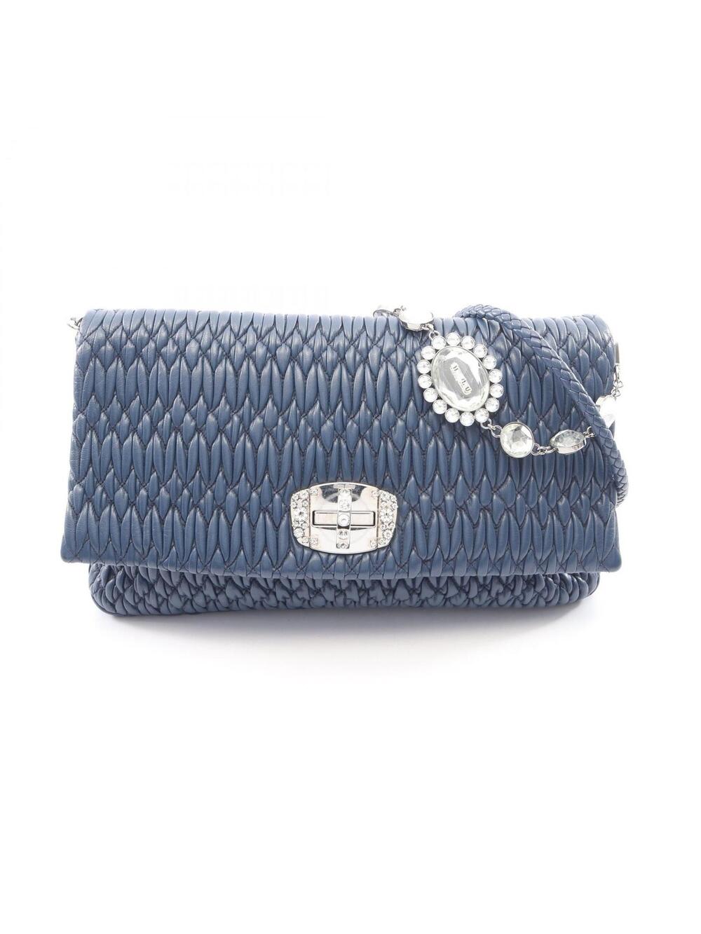 Miu Nappa Crystal Matelassé #358682M95B